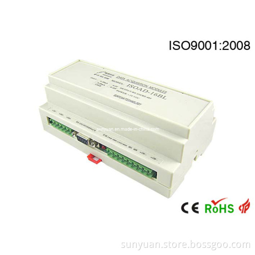 16xchannel Analog to Digital Signal Transmitter Modbus a/D Converter